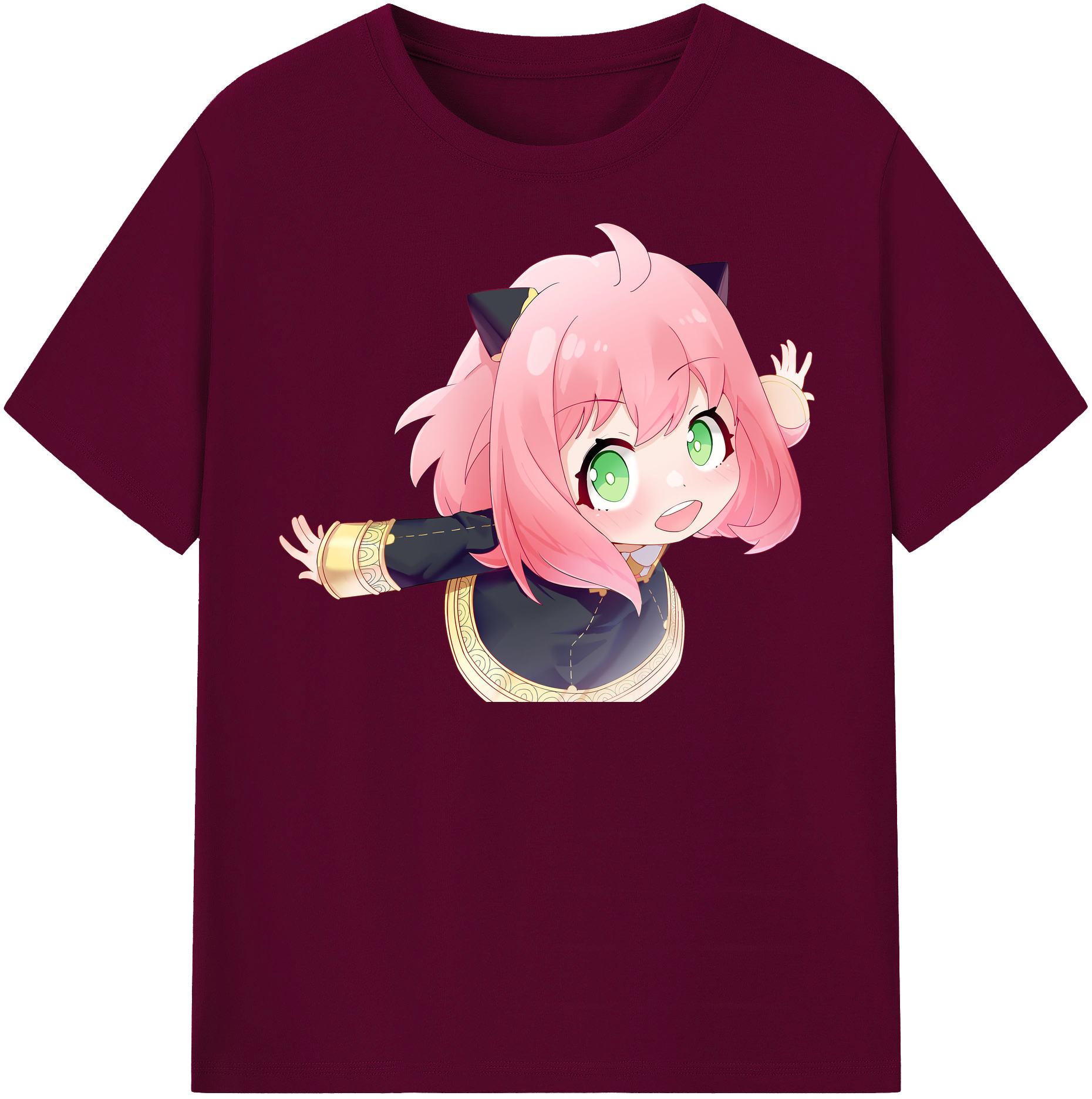（画像用） SPY×FAMILY间谍家家酒 レディースカジュアルプリントTシャツ（綿100％）